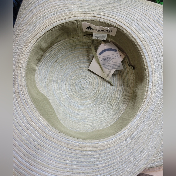 NWT women adjustable embellished Cappelli sunhat perfect for the b - Picture 4 of 7